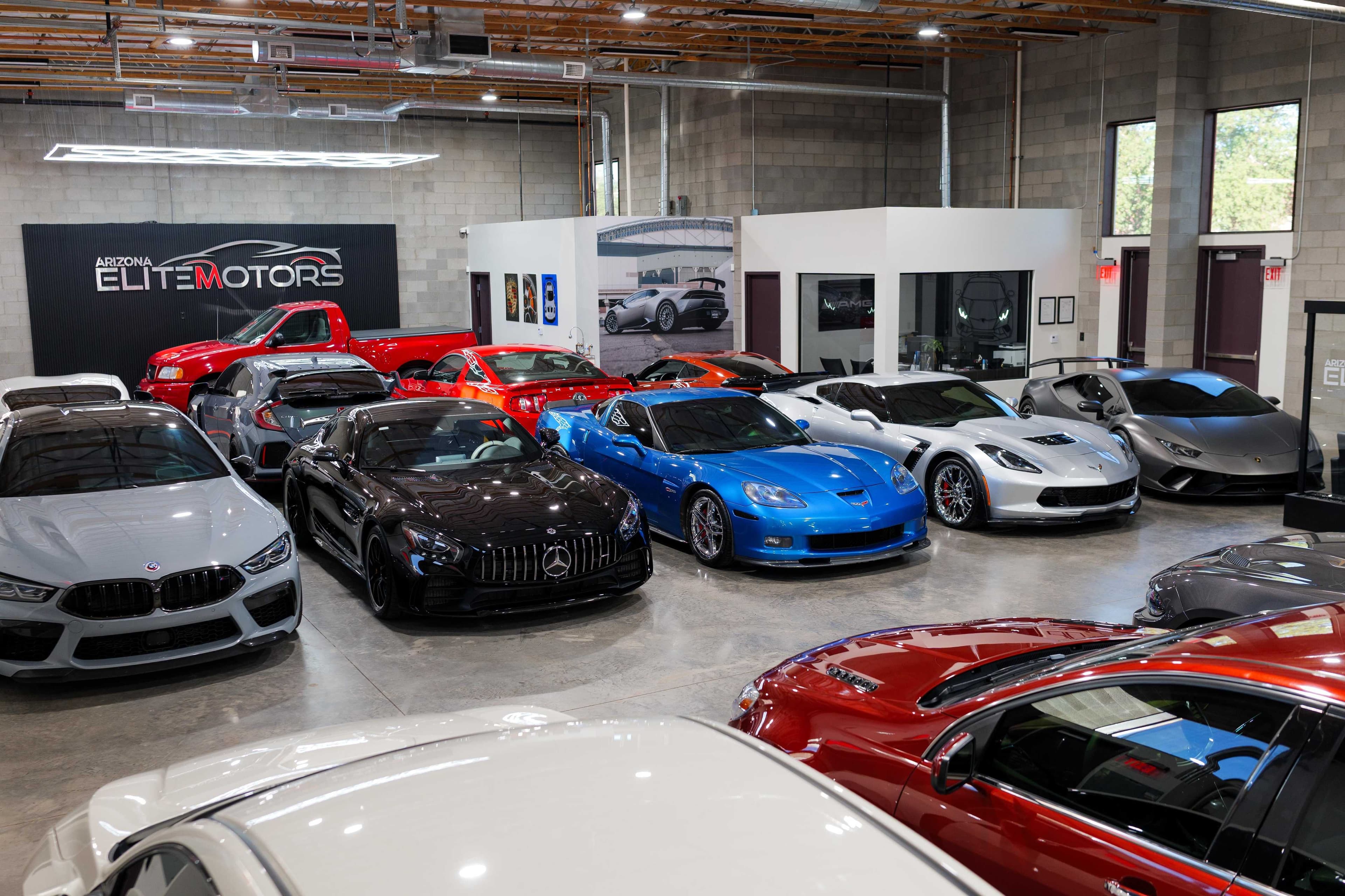 Arizona Elite Motors indoor showroom | Phoenix AZ